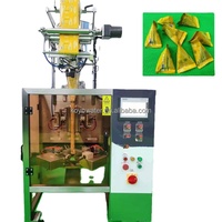 Machine d'emballage automatique pour sachets triangulaires de 1 à 100 ml pour liquides, pâtes, jus, lait, boissons, collations, aliments soufflés, haricots