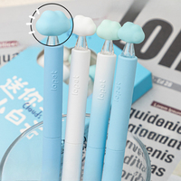 Nouveau stylo créatif mignon nuage torsion lisse ST plume étudiant pratique stylo gel noir à séchage rapide