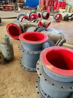 Tuyau haute pression renforcé en acier à bride, doublé PU, résistant à la corrosion, pour le dragage et le refoulement de sable de rivière