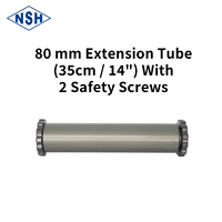 Tube d'extension NSH 80 mm (35cm / 14 ") avec 2 vis de sécurité Accessoires pour appareils photo Équipement de photographie