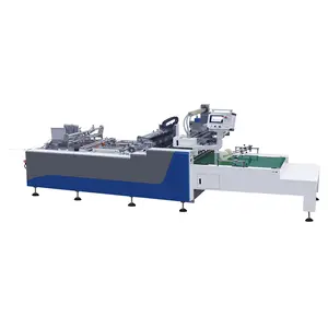 Full-automatic High Speed Window Stickers Patching box film pasting Machine For Tissue Box