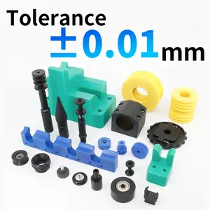 ISO 9001 zertifizierte CNC-Bearbeitungsdienstleistungen 3D-Druck und CNC-Herstellung für POM Nylon PTFE UPE PP Kunststoffteile