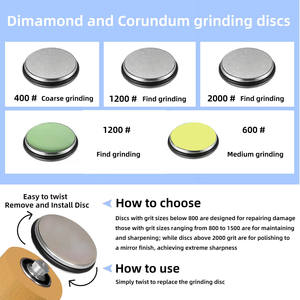 Diamond <strong>Rolling</strong> <strong>Knife</strong> <strong>Sharpener</strong> Drum Fast Kitchen Tool for Sharpening 15-20 Degree <strong>Knives</strong> - Product Image 2