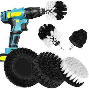5 accessoires de <span class=keywords><strong>brosse</strong></span> pour tournevis sans fil ou perceuse carreaux de salle de bain de voiture d'ameublement doux et dur - Product Image 1