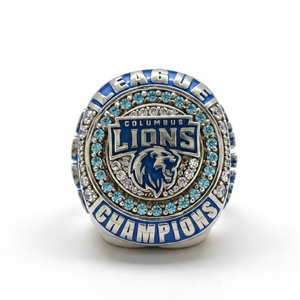 Bague de champion de la Ligue des Lions personnalisée / Bague de récompense sportive OEM/ODM / Bague de champion d'équipe personnalisée - Product Image 1