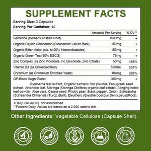 Suppléments à base de plantes en gros Chlorhydrate de berbérine HCL Capsules de berbérine - Product Image 3