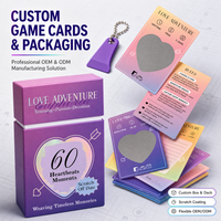 Cartes à gratter personnalisées avec grattoir en plastique moulé sur mesure, grattoir à chaîne de perles, forme et couleur personnalisées pour la promotion de jeux de rendez-vous