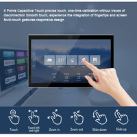 8 pouces IPS Touch Android 11 affleurant le mur Smart Home Touch Panel Poe Home Assistant Kiosque