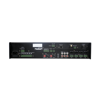 PA, BGM, okul, fabrika ve ticari için aşırı akım ve termal koruma ile 6 bölgeli 600W Pro mikser güç PA amplifikatörü