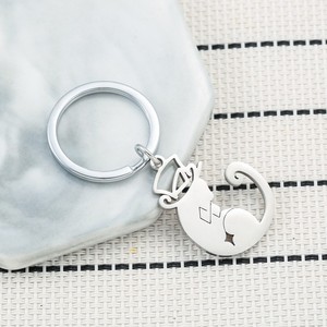 สร้อยคอจี้ไทเทเนียมสตีล จี้รูปแมว แม่มด ลินเน็ต ลินี จากเกม Genshin Impact สำหรับคอสเพลย์ พร้อมพวงกุญแจ เครื่องประดับ - Product Image 6