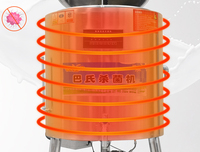 Pasteurisateur de lait et de jus 30L 50L 75L 100L 150L en acier inoxydable Temepring chocolat réservoir de maintien machine à mélanger liquide