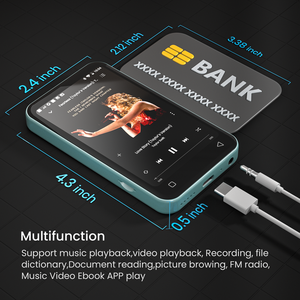 <span class=keywords><strong>Reproductor</strong></span> de Música <span class=keywords><strong>MP3</strong></span> HiFi Q8 de 4 Pulgadas, 2+16 GB, con WiFi, Sistema Android, Compatible con ODM - Product Image 4