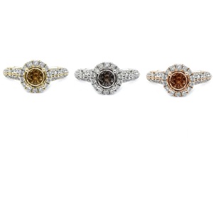 Bague de fiançailles courte personnalisée de haute qualité en or blanc massif 14k diamant véritable solitaire de beauté semi-montée pour femmes - Product Image 4