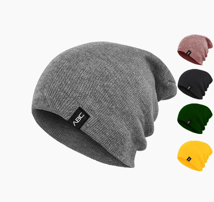 2022 berretto lavorato a maglia su misura/berretto Slouchy personalizzato