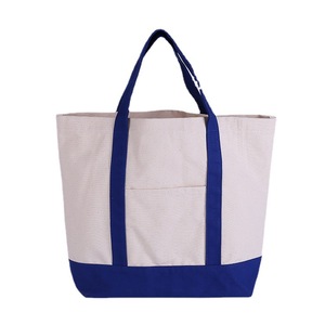 <b>Canvas</b> <b>Tote</b> Bag Large Capacity Solid Color Cotton Women's Shoulder Bag Storage Bag Ready To Ship - Product Image 1
