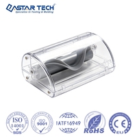 Coque de protection transparente pour brosse de nettoyage de sol domestique, moulée par injection plastique OEM sur mesure