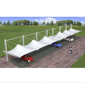 Structures Tensiles de Parking pour Voitures, Toitures en Membrane PVDF, Résidentielles, Commerciales et Industrielles, Vente en Gros, Prix Compétitifs, Direct Usine Chine - Product Image 2