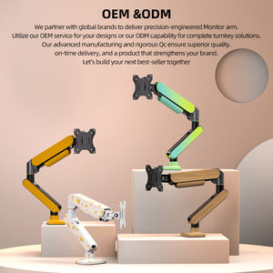 Bras de moniteur personnalisable 17-35 pouces, <span class=keywords><strong>support</strong></span> de bureau ultra flexible avec <span class=keywords><strong>VESA</strong></span> 75x75/100x100 |   Impression de logo prise en charge |   Articulation complète - Product Image 4