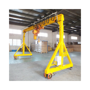 5 tonnes 10 tonnes 16 tonnes Mini grue à portique portable simple Petite grue de levage réglable mobile avec palan à câble électrique - Product Image 3