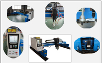 Machine de découpe plasma et flamme CNC à portique lourd