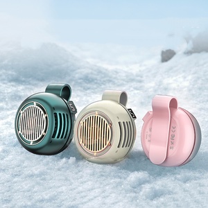 Ventilateur portable mini sans pales, 5 vitesses réglables, à clipser sur la ceinture ou la chemise, silencieux, électrique, pour extérieur et voyage - Product Image 1