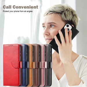 Kinh Doanh PU Da Lật Wallet Trường Hợp Điện Thoại Cho Iphone 17 11 12 13 14 15 16 Pro Max Cộng Với Với Dây Buộc Chống Sốc Bảo Vệ Bìa - Product Image 2