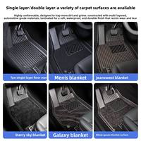 Nouveaux tapis de sol sur mesure en TPE à injection 3D, style OEM, monocouche, pour Tesla Model Y, accessoires de voiture toutes saisons