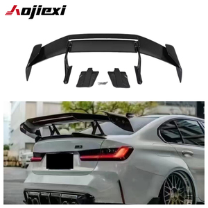 แผงส<span class=keywords><strong>ปอย</strong></span>เลอร์ท้ายรถแบบคาร์บอนไฟเบอร์แห้งสำหรับ BMW G80 M3 G82 M4 2020 + ชุดตัวถังคุณภาพปีกหลังแบบ R3 - Product Image 1