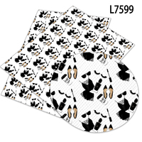 Tissu en similicuir de créateur, style princesse, pour cosmétiques de mode, décorations de fête, nœuds, mini sacs, artisanat, canapé, imperméable