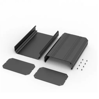 CNC usinage anodisation boîtier en aluminium boîtier d'instrument électronique boîtier PCB boîtier boîte de jonction Din Rail boîte