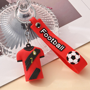 <span class=keywords><strong>Copa</strong></span> Mundial de Fútbol 2026 serie de deportes al aire libre jugador estrella camisetas de fútbol llaveros coche llaveros figuritas colgantes 5 7 años - Product Image 4