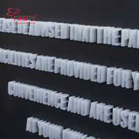 Panneau de signalisation autoportant en aluminium sur mesure pour parking, avec lettres en acrylique surélevées, pour centre commercial