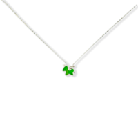 Collier en jadéite naturelle de Birmanie de qualité A, pendentif en jadéite vert cheval, collier en jadéite pour femme, à porter au quotidien (avec NGTC)