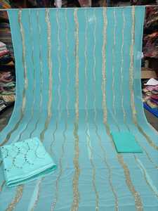 Promotion Tissu en Soie Tissée Imprimée Multicolore Faransawi Dirac Somali pour Robe de Mariée en Gros et Approvisionnement Direct - Product Image 6