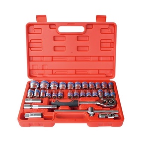 Jeu de clés <span class=keywords><strong>à</strong></span> cliquet SSS 46 pièces 1/4 pouce en acier au chrome-vanadium, outil manuel OEM pour <span class=keywords><strong>mécanicien</strong></span> automobile, kit d'outils avec mallette rigide pour la maison - Product Image 1