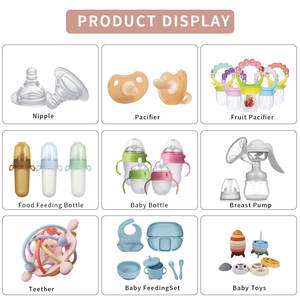 Juego de Platos de Silicona con Forma de Animales de Dibujos Animados de la Serie Azul, con Tapa y Plato Dividido para la Comida de Bebés y Niños Pequeños, Platos para Niños con Logotipo Personalizado - Product Image 5