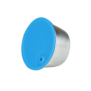 <span class=keywords><strong>Cápsulas</strong></span> de Café <span class=keywords><strong>Reutilizables</strong></span> de Acero Inoxidable para una Sola Taza, Filtro para Rellenar con Café Molido Casero - Product Image 4