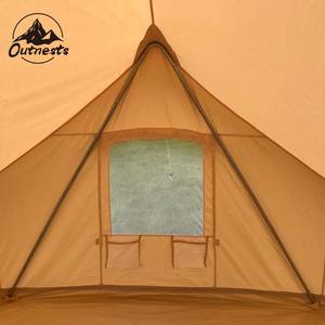 6 m Imperatore Glamping Tessuto Campana <span class=keywords><strong>Tenda</strong></span> tela di cotone tepee <span class=keywords><strong>tenda</strong></span> - Product Image 4