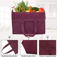 Vêtements commerciaux personnalisés réutilisable grand sac fourre-tout à coudre à long manche pliable non tissé sac écologique avec bouton-pression