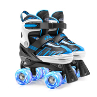 Patins à roulettes Quad pour garçons et filles Patins à roulettes en ligne clignotants de taille réglable populaires et chauds
