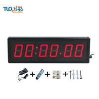 Jam Dinding Digital Mini 1,5 Inci dengan Layar Elektrik, Desain Kontemporer Motif Still Life Bergaya Antik, Berbahan Logam Persegi, Bertenaga Listrik