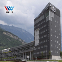 Phares préfabriqués multi-sols en acier, Structure en acier, Construction d'hôtel, référence 2 3 4 5 6 7 8 9