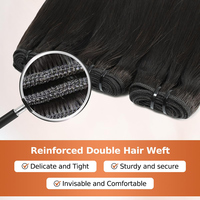 Extensiones de Cabello Humano Rizado Sin Procesar, Cabello Virgen Brasileño Afro Crespo para Mujer, Color Negro Natural, Venta al Por Mayor