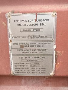 Sử dụng 20ft <span class=keywords><strong>container</strong></span> khô với quần áo trong kiện 33cbm Công suất biển vận chuyển Cube Port tiêu chuẩn xhyt thương hiệu để bán - Product Image 5