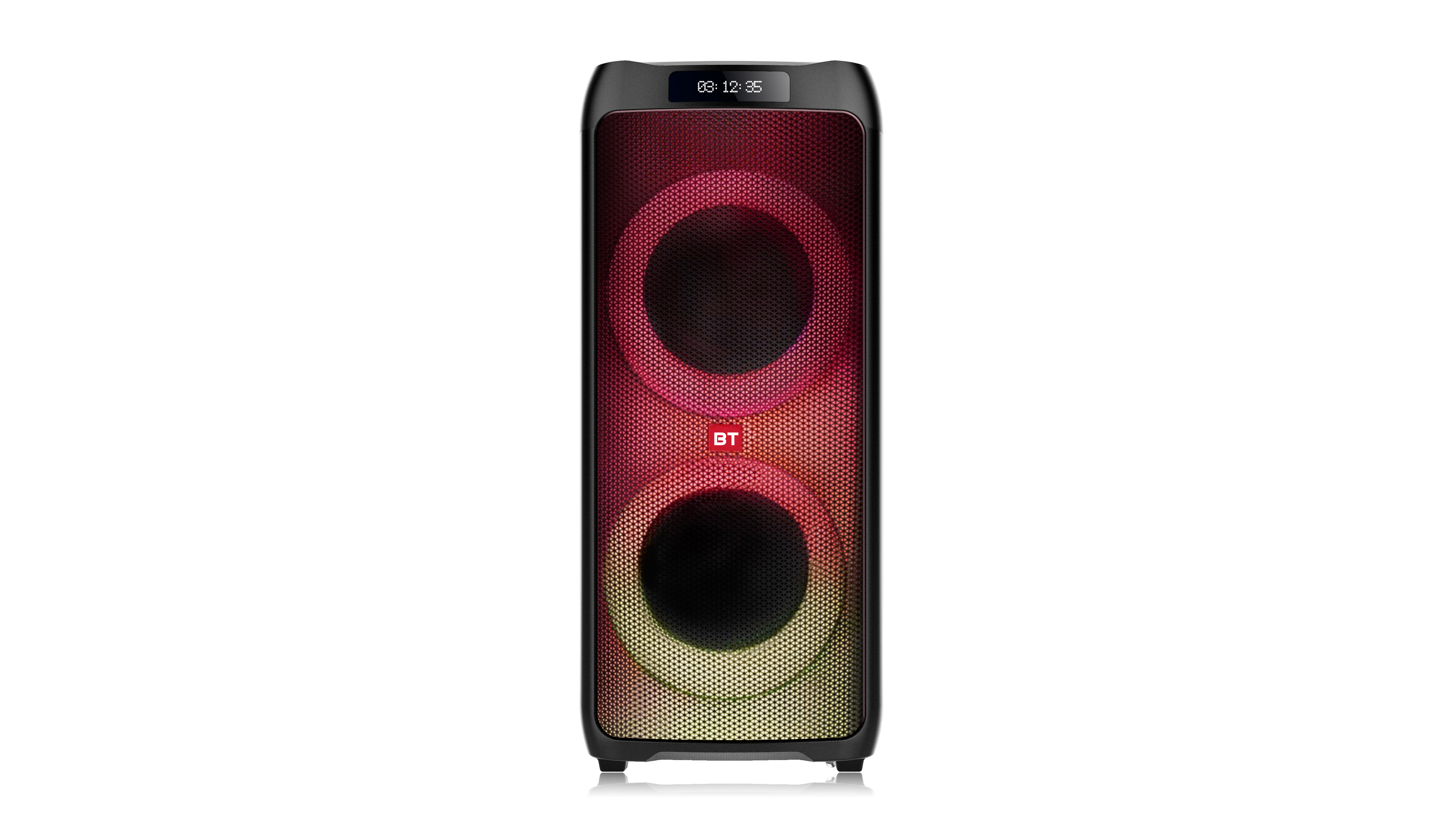 LED Bluetooth内蔵スピーカー 2x8インチ大型BluetoothスピーカーLEDライト付きドアパーティー