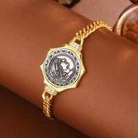 Bracelet en acier inoxydable, accessoires en acier inoxydable, bracelet pour femme en acier inoxydable