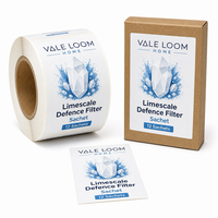 Étiquette adhésive personnalisée en rouleau, résistante à l'eau, aux rayures et aux UV, avec logo personnalisé, forme découpée, synthétique