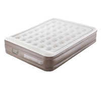 Matelas pneumatique gonflable automatique en polaire épaisse imperméable pour deux personnes, camping en plein air, design pliable facile, capacité de charge de 450 kg