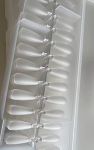 <span class=keywords><strong>Ongles</strong></span> artificiels carrés en acrylique naturel, 240 pièces, couvrance totale, forme cercueil, 12 tailles avec boîte pour salon et DIY à <span class=keywords><strong>domicile</strong></span> - Product Image 4