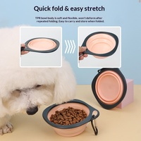 Meilleures ventes : Bol pliable pour chien en plastique sans BPA, solide, portable, pour voyage, alimentation et eau, camping, extérieur